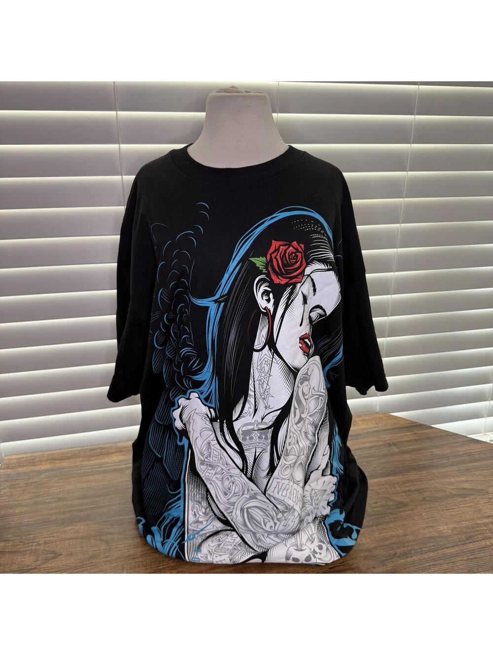 OG Able Beautiful Woman Tattoo Men's 2XL